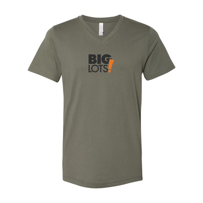 Big Lots Logo BELLA  CANVAS - Jersey V-Neck T-Shirt