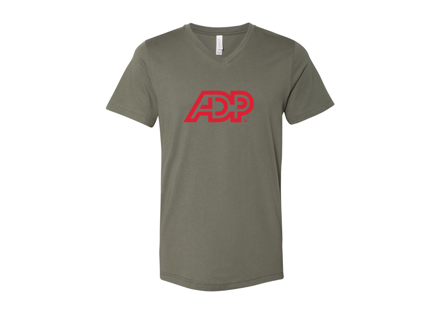 ADP Logo BELLA  CANVAS - Jersey V-Neck T-Shirt