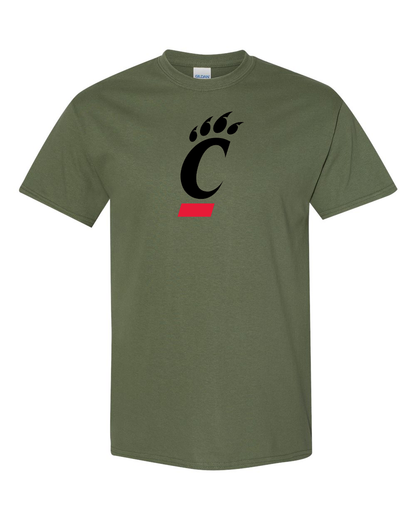 Men's  Cincinnati Bearcats Gildan Heavy Cotton T-Shirt
