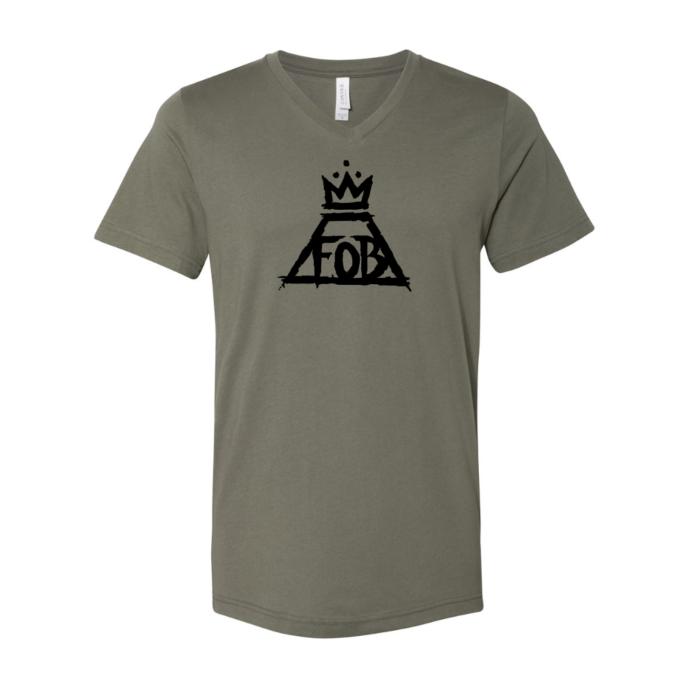 Fall Out Boy BELLA  CANVAS - Jersey V-Neck T-Shirt