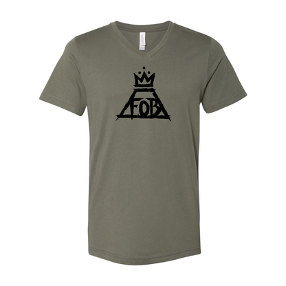 Fall Out Boy BELLA  CANVAS - Jersey V-Neck T-Shirt