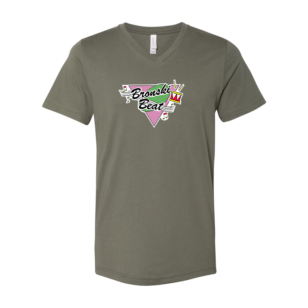 Bronski Beat BELLA  CANVAS - Jersey V-Neck T-Shirt
