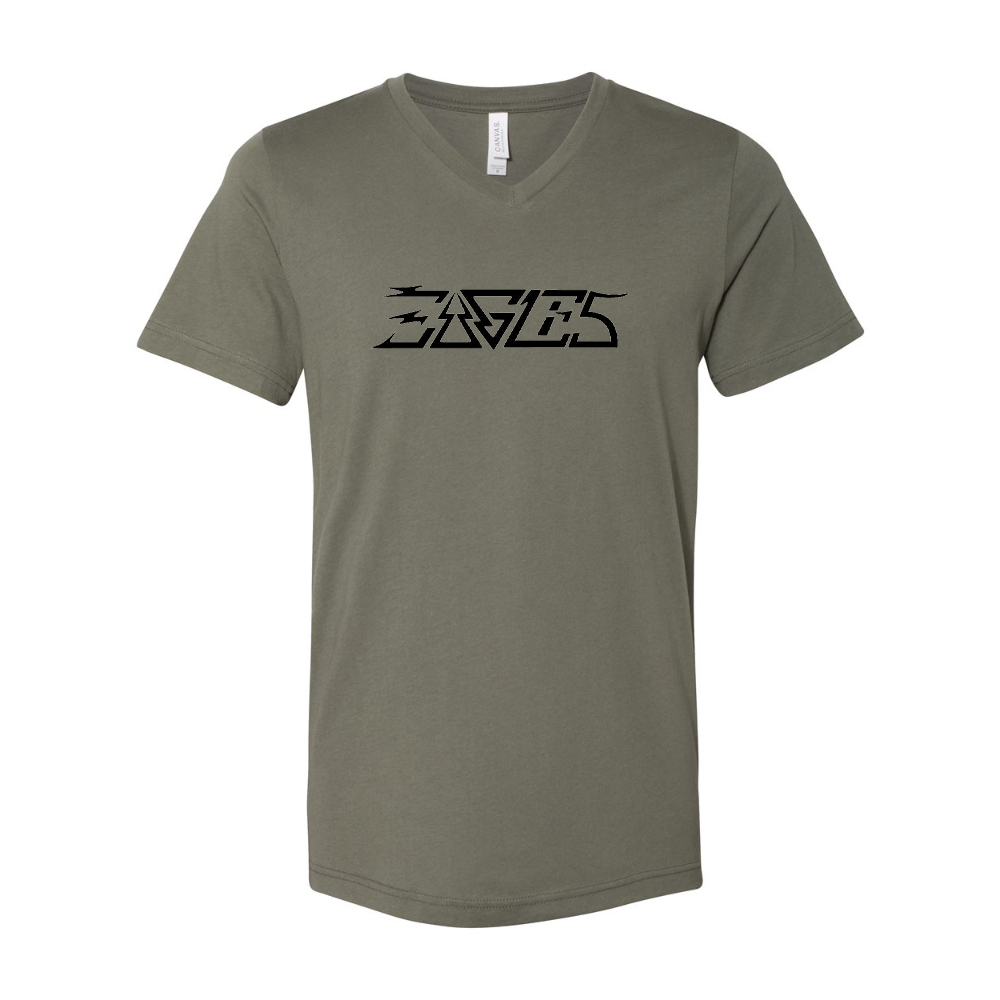 Eagles BELLA  CANVAS - Jersey V-Neck T-Shirt