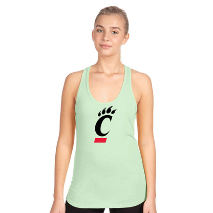 Women's  Cincinnati Bearcats  Next Level Ideal Racerback Tank