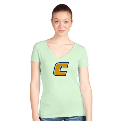 Women's Chattanooga Mocs Next Level V-Neck T-Shirt