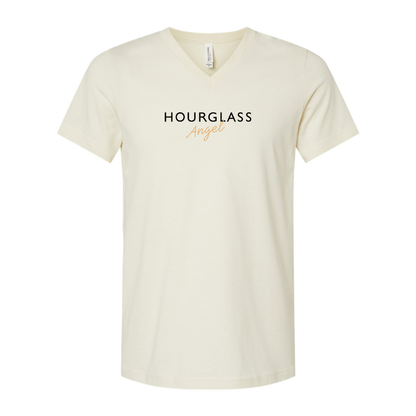 Hourglass Angel  BELLA  CANVAS - Jersey V-Neck T-Shirt