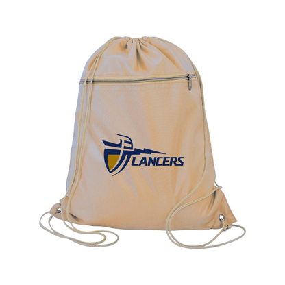 California Baptist Lancers Q-Tees - Polyester Cinchpack