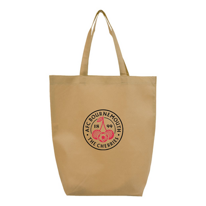 AFC Bournemouth Soccer Logo Q-Tees Non-Woven Gusset Bottom Tote
