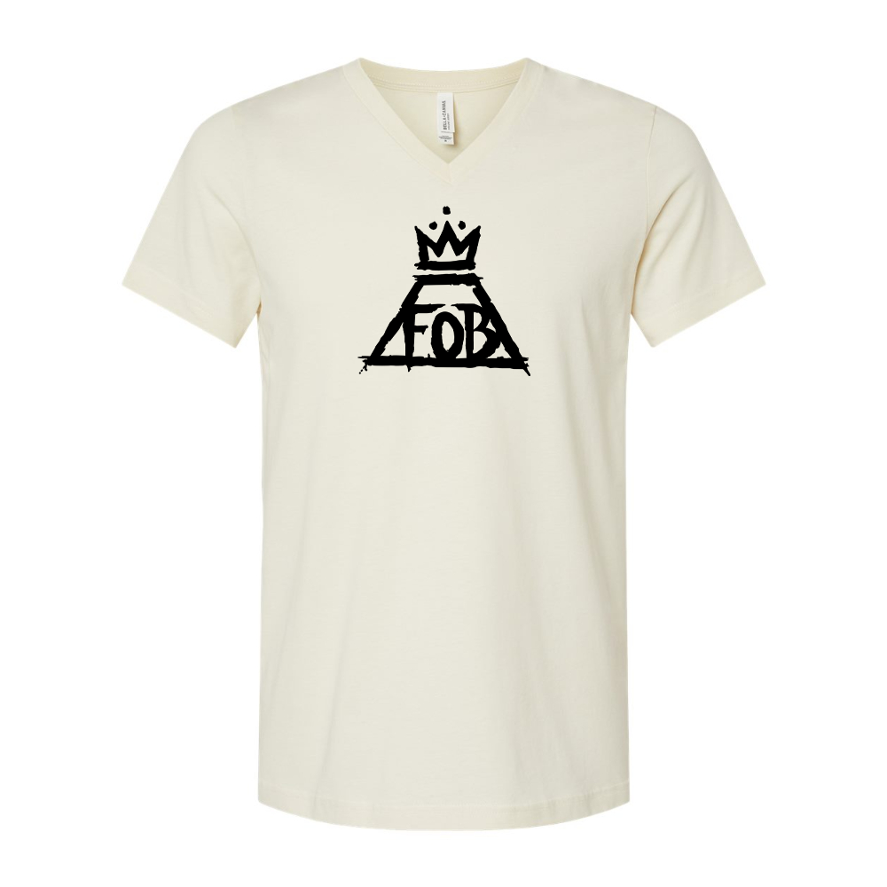 Fall Out Boy BELLA  CANVAS - Jersey V-Neck T-Shirt