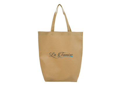La Tamise Logo Q-Tees Non-Woven Gusset Bottom Tote