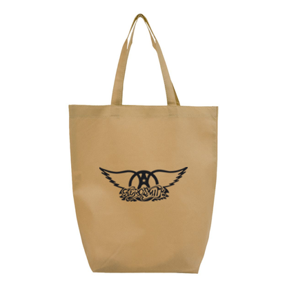 Aerosmith Logo Q-Tees Non-Woven Gusset Bottom Tote