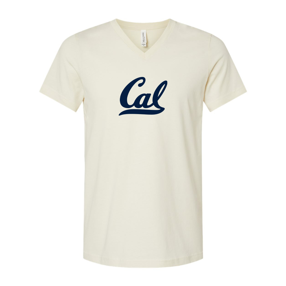 California Golden Bears BELLA  CANVAS - Jersey V-Neck T-Shirt