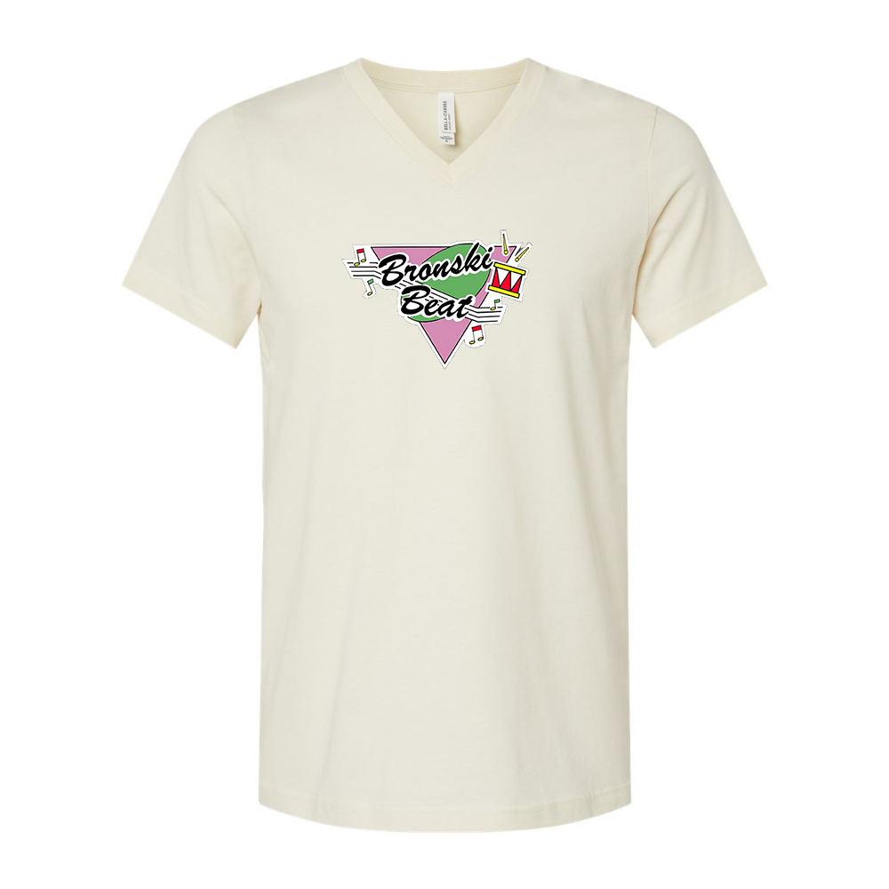 Bronski Beat BELLA  CANVAS - Jersey V-Neck T-Shirt