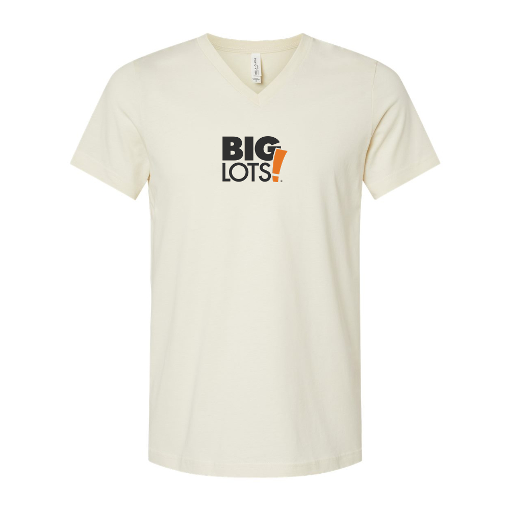 Big Lots Logo BELLA  CANVAS - Jersey V-Neck T-Shirt