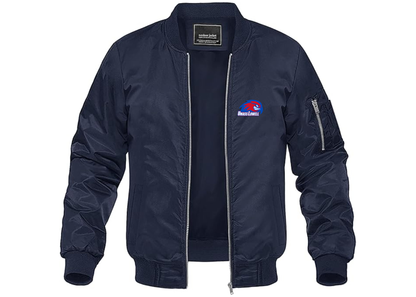 Men's UMass Lowell River Hawks Lightweight Bomber Jacket Windbreaker Softshell Varsity Jacket Coat