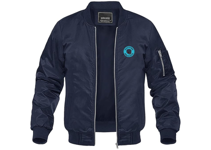 Men's Beavertown Brewery Lightweight Bomber Jacket Windbreaker Softshell Varsity Jacket Coat