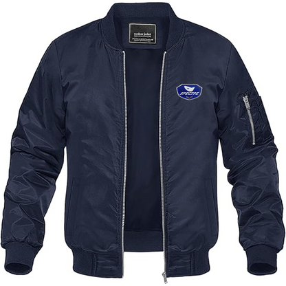 Men's Spectre Supersports Logo Lightweight Bomber Jacket Windbreaker Softshell Varsity Jacket Coat