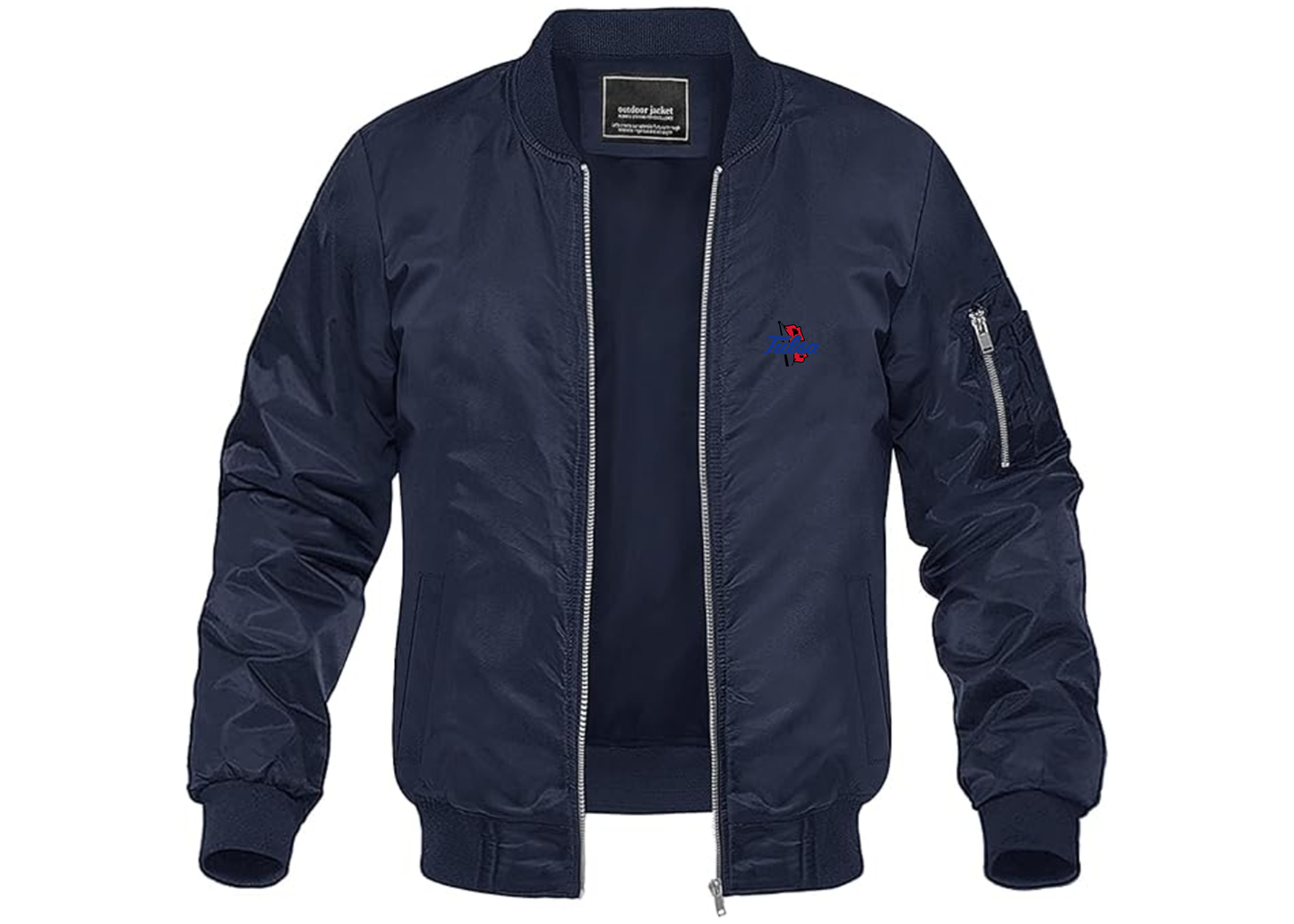 Men's Tulsa Golden Hurricane Lightweight Bomber Jacket Windbreaker Softshell Varsity Jacket Coat