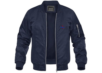 Men's Tulsa Golden Hurricane Lightweight Bomber Jacket Windbreaker Softshell Varsity Jacket Coat