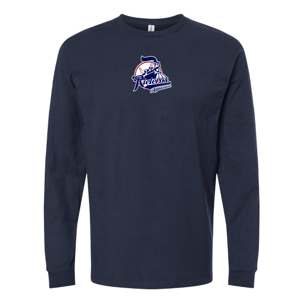 Youth Aguascalientes Rieleros Logo Cotton Long Sleeve T-Shirt