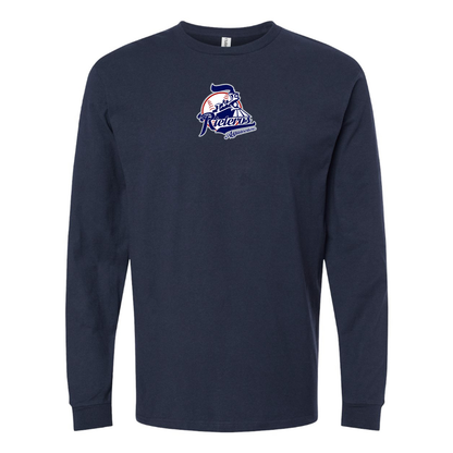 Youth Aguascalientes Rieleros Logo Cotton Long Sleeve T-Shirt