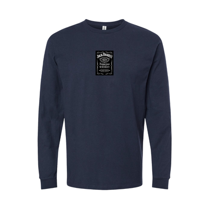 Youth Jack Daniels Logo Cotton Long Sleeve T-Shirt
