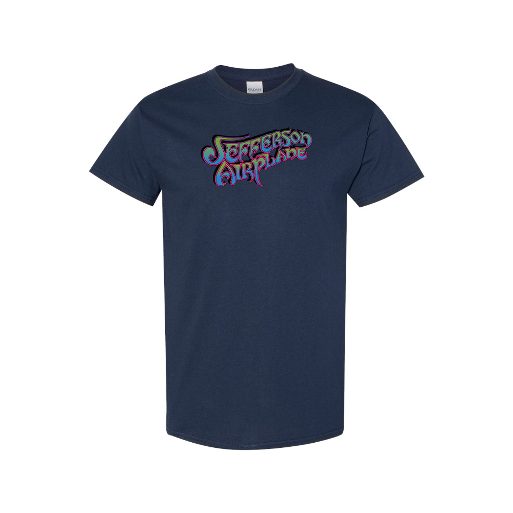 Men's Jefferson Airplane Logo Cotton T-Shirt
