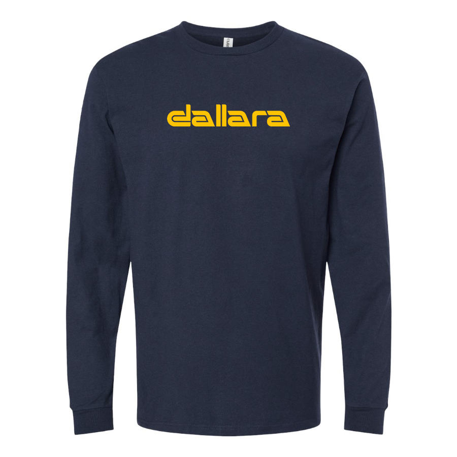 Men's Dallara Logo Cotton Long Sleeve T-Shirt