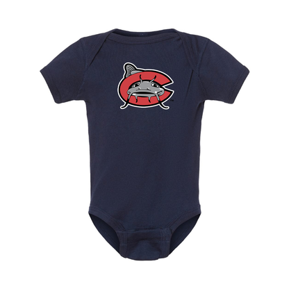 Carolina Mudcats Logo Baby Onesie Romper