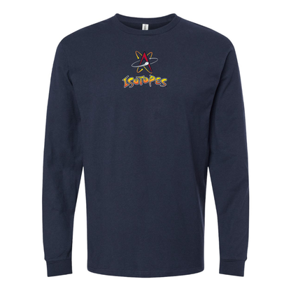 Youth Albuquerque Isotopes Logo Cotton Long Sleeve T-Shirt