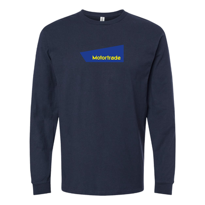 Men's Motortrade Logo Cotton Long Sleeve T-Shirt