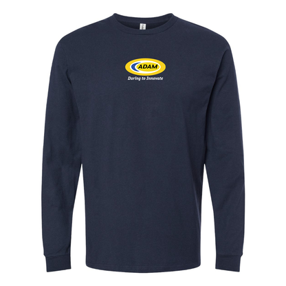 Men's Adam Motors  Logo Cotton Long Sleeve T-Shirt