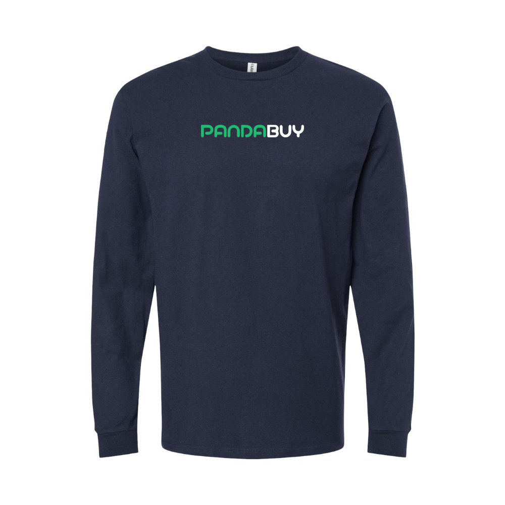 Men's Pandabuy Logo Long Sleeve T-Shirt