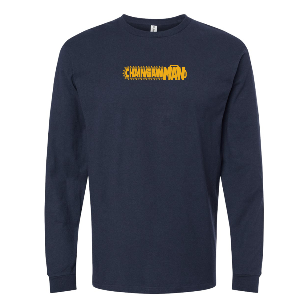 Men's Chainsaw Man Logo Long Sleeve T-Shirt