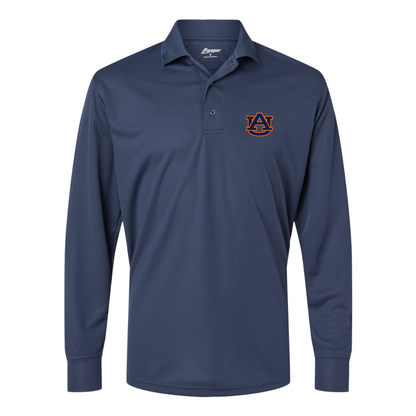 Men's    Auburn Tigers   Paragon Prescott Long Sleeve Polo