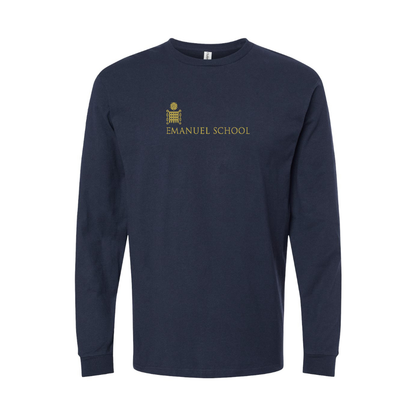 Men's Emanuel School Logo Long Sleeve T-Shirt