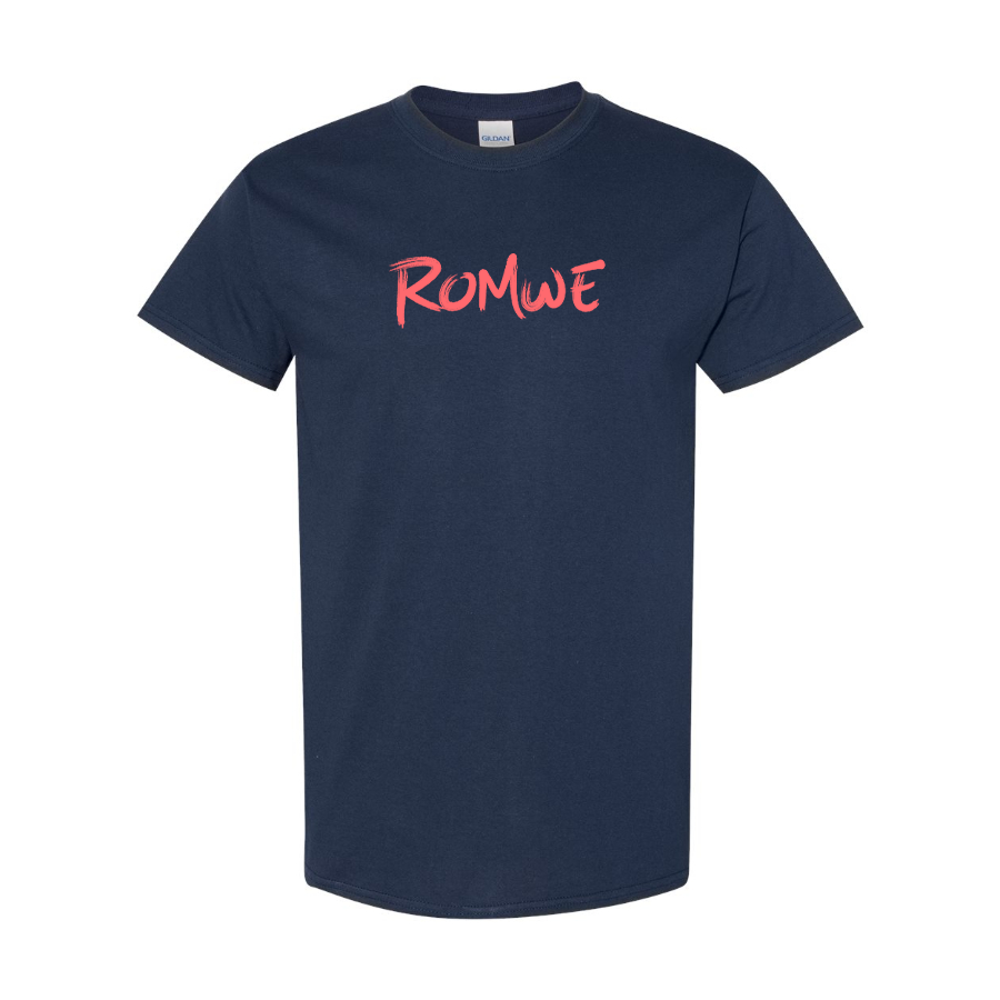 Men's Romwe Logo Cotton T-Shirt