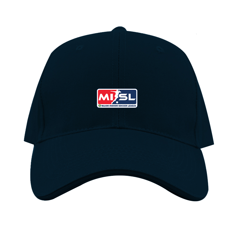 Major Indoor Soccer League Logo  Dad Baseball Cap Hat
