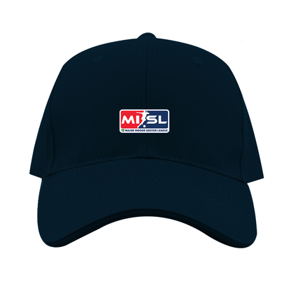 Major Indoor Soccer League Logo  Dad Baseball Cap Hat