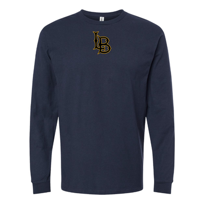 Youth Long Beach State 49ers Logo Cotton Long Sleeve T-Shirt