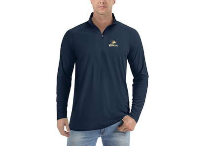 Men's Wright State Raiders Lightweight Quarter-Zip Athletic Shirt Long Sleeve Performance Wear