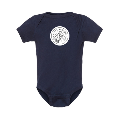 Happy Mammoth Logo Baby Onesie Romper