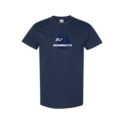 Men's Monmouth Hawks Logo Cotton T-Shirt