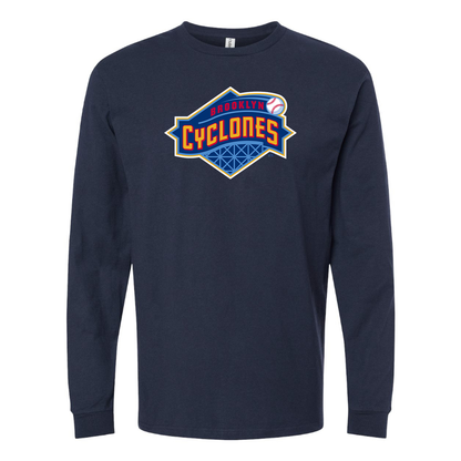 Youth Brooklyn Cyclones  Logo Long sleeves