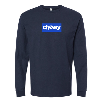 Men's chewy Logo Cotton Long Sleeve T-Shirt