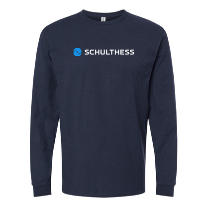 Men's  Schulthess Logo Cotton Long Sleeve T-Shirt