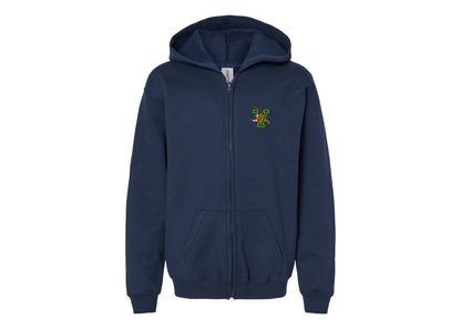 Gildan Heavy Blend Youth Vermont Catamounts Full Zip Hooded Sweatshirt