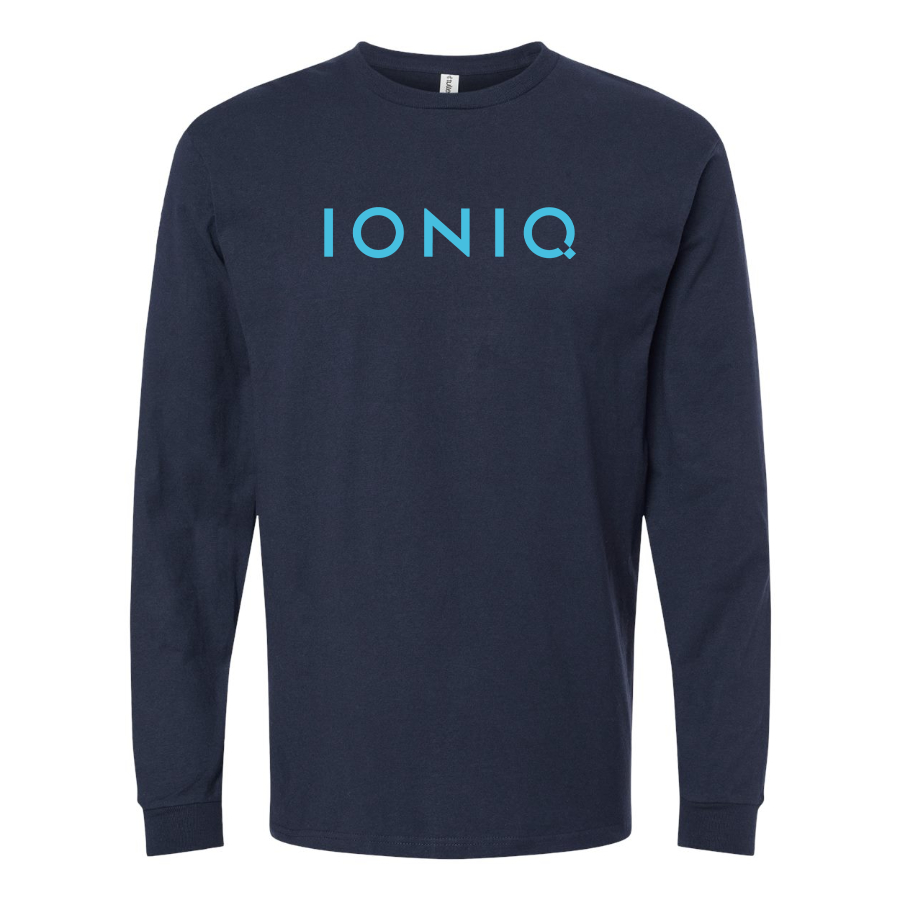 Men's  Ioniq Logo Cotton Long Sleeve T-Shirt