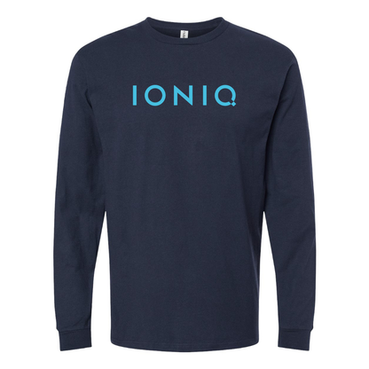 Men's  Ioniq Logo Cotton Long Sleeve T-Shirt