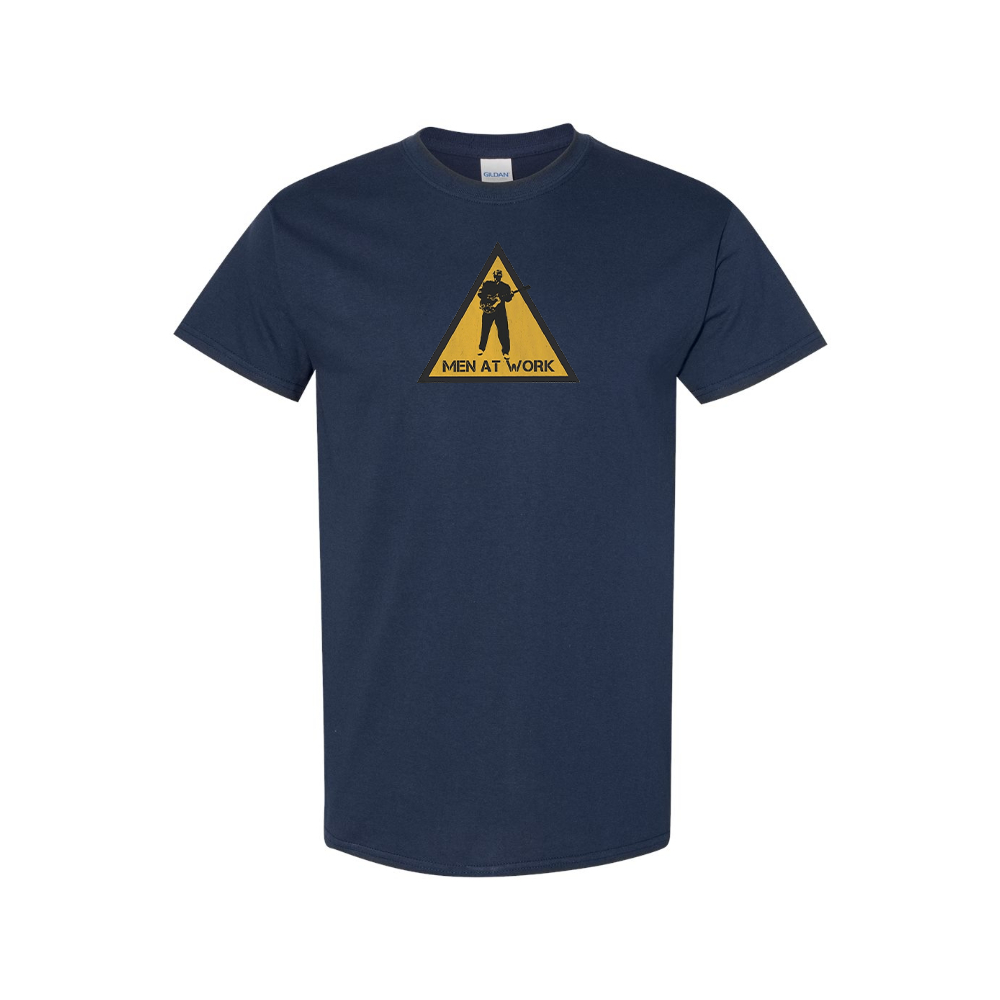 Men's Men at Work Logo Cotton T-Shirt